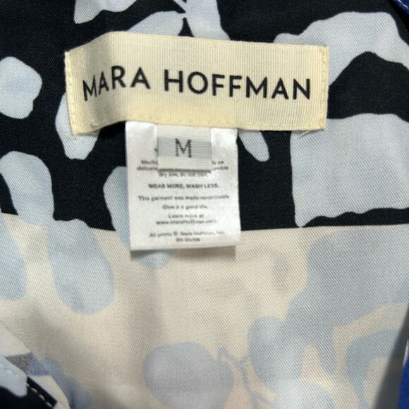 Mara Hoffman Anguilla Tropical Print Tencel Shirtdress Size Medium - Picture 13 of 16